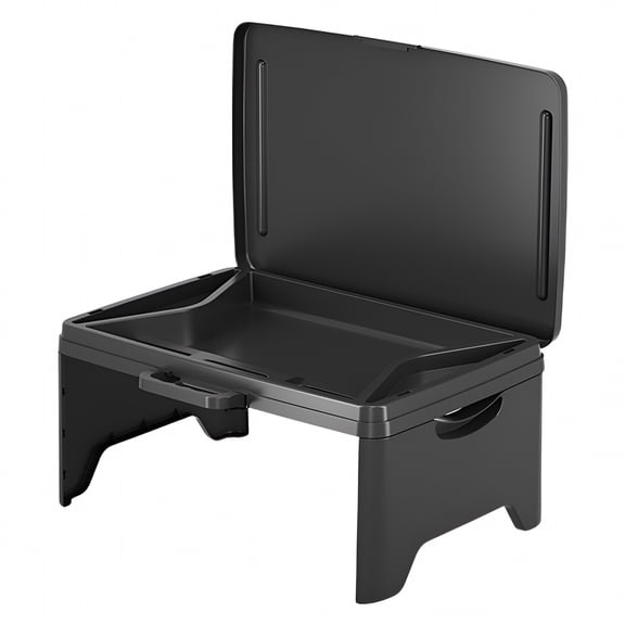 LAMIRO Portable Folding Lap Desk Laptop Desk Travel Bed Table Tray For Kids And Adults For Bed Couch Car Sofa Black