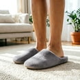 thumbnail image 2 of Agkizg Womens Fall Winter Slippers, House Slippers, Soft Warm Plushes House Slippers Comfortable Casual Indoor Winter Home Slippers, 2 of 7