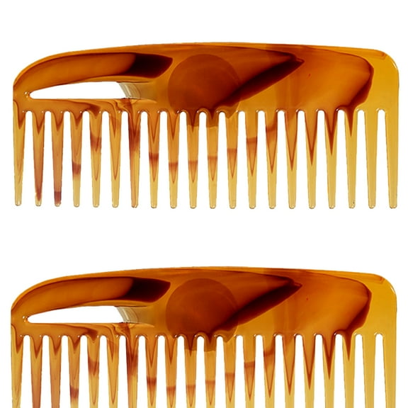 OUNONA 2 Pcs Edge Brush Beard Comb for Men Women's Hair Comb Man 15.2*6.5cm