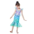 thumbnail image 2 of Little Girls Mermaid Princess Costume Birthday Dress Up Outfit 2-9 Year, 2 of 6