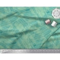 thumbnail image 3 of Soimoi Green Poly Georgette Fabric Abstracts Abstract Print Fabric by the Yard 42 Inch Wide, 3 of 3