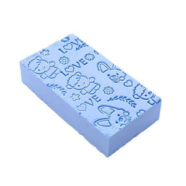 Esponja Baño Exfoliante para El Cuerpo Masajeador Piel Muerta Cepillos Limpieza (Azul)