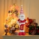 thumbnail image 5 of Ganfancp Christmas Red Santa Claus Doll Standing Doll Holiday Decorations Christmas Decoration Ornaments Rebajas Flash Deals 1* Adorno de Muñeco de Papá Noel, 5 of 6