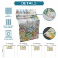 thumbnail image 6 of Table Runner - 36 Inch Long, Easter Eggs Kitchen Dining Table Runner Dresser Scarves, Spring Flowers Eucalyptus Leaves Wooden Grain Farmhouse Decor for Coffee Tables Wedding Party Banquet, 6 of 8