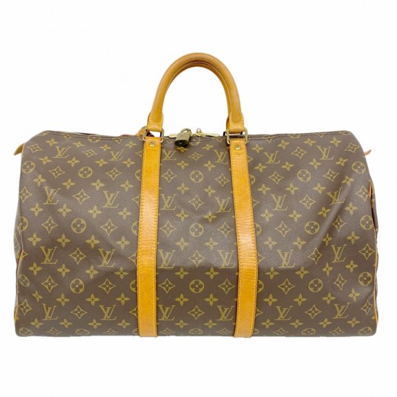 Pre-Owned Louis Vuitton Bags - Boston Monogram Keepall 50 M41426 Brown Men's & Women's
