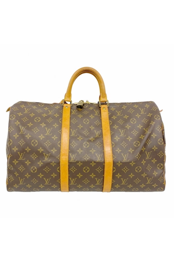 Pre-Owned Louis Vuitton Bags - Boston Monogram Keepall 50 M41426 Brown Men's & Women's