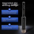 thumbnail image 5 of 6Pc Black Diamond Drill Bits Set for Granite Ceramic 5/6/8/10/12mm, 5 of 5