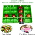 thumbnail image 5 of EXLEAF Grape Cutter for Kids | Half Or Quarter Grape Slicer | 16-Piece Fruit&Tomato Cutter | Dishwasher Safe Food Grade Material | Salad Prep Container, 5 of 7