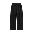 thumbnail image 3 of Styesk Men's Pants Man Solid Color Fallow Cell Woolen Drawstring Pockets Fleecing Trousers, 3 of 6