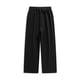 thumbnail image 2 of Pantalones largos para hombre, de color liso, de lana de celdas en barbecho, con bolsillos y cordón, pantalones de polar, pantalones de pana., 2 of 5