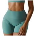 thumbnail image 3 of LILIYA Biker Shorts for Women High Waist Abdomen Control Shorts Training Stretchy Breathable Running Shorts Lightweight Soft Comfy Fitness Yoga Shorts, 3 of 9