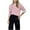 Pink, variant on Women's Striped Long Sleeve Tee Tops Crew Neck Casual Loose T-Shirt Blouses