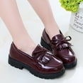 thumbnail image 2 of YLYL Toddler Boy's Girl's Dress Shoes Comfort Lace-Up Oxford School Uniform Shoes Loafer Flats, 2 of 9