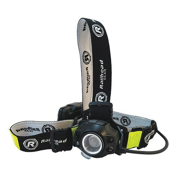 Railhead Gear Headlamp,ABS Plastic,Black,450lm KE-HLFC185