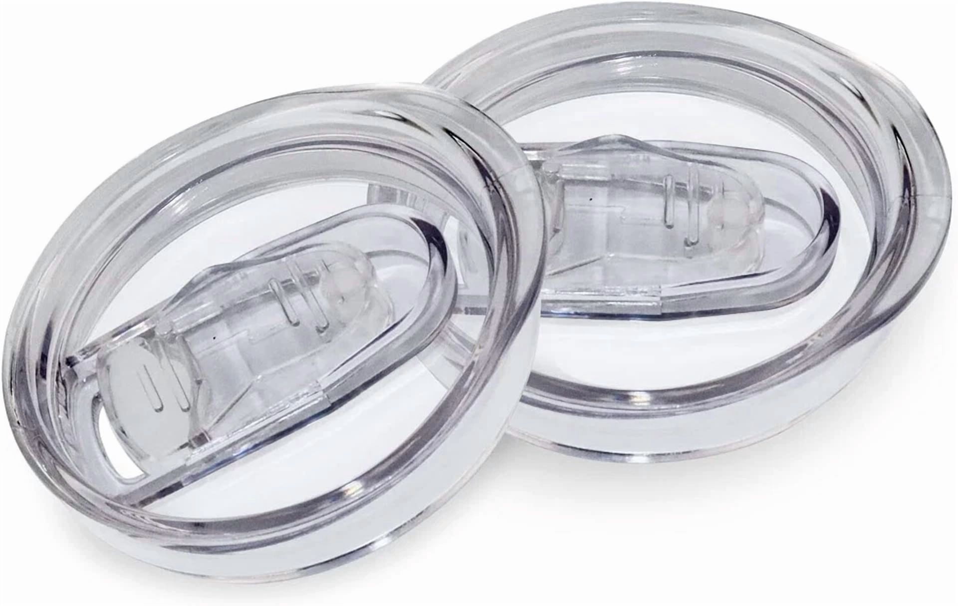 BUTTERFLY- 12Oz Wine Tumbler Lids – 2.8" Spill-Proof, Straw-Friendly, 2 Pack, Bpa Free