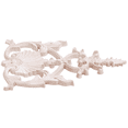 thumbnail image 3 of 5X Appliques en Bois de Caoutchouc Sculptées Meubles Vintage, 3 of 7