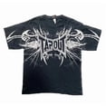 thumbnail image 3 of Camiseta con estampado de letras deportivas de béisbol para hombre, moda de verano, estilo hip-hop callejero, Y2K, algodón puro, informal, para parejas, media manga, 3 of 5