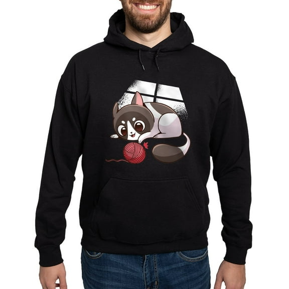 CafePress - Cute Kawaii Cat Sweatshirt - Pullover Hoodie, Classic, Comfortable Hooded Sweatshirt