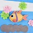 thumbnail image 5 of 12 Rolls 8"x35"(20.5x90cm) 1.4mm Thick Soft Felt Fabric Sheet 12 Assorted Rainbow Series Colors Felt Pack Pastel Felt Sheets for DIY Craft Sewing Squares Nonwoven Patchwork, 5 of 7
