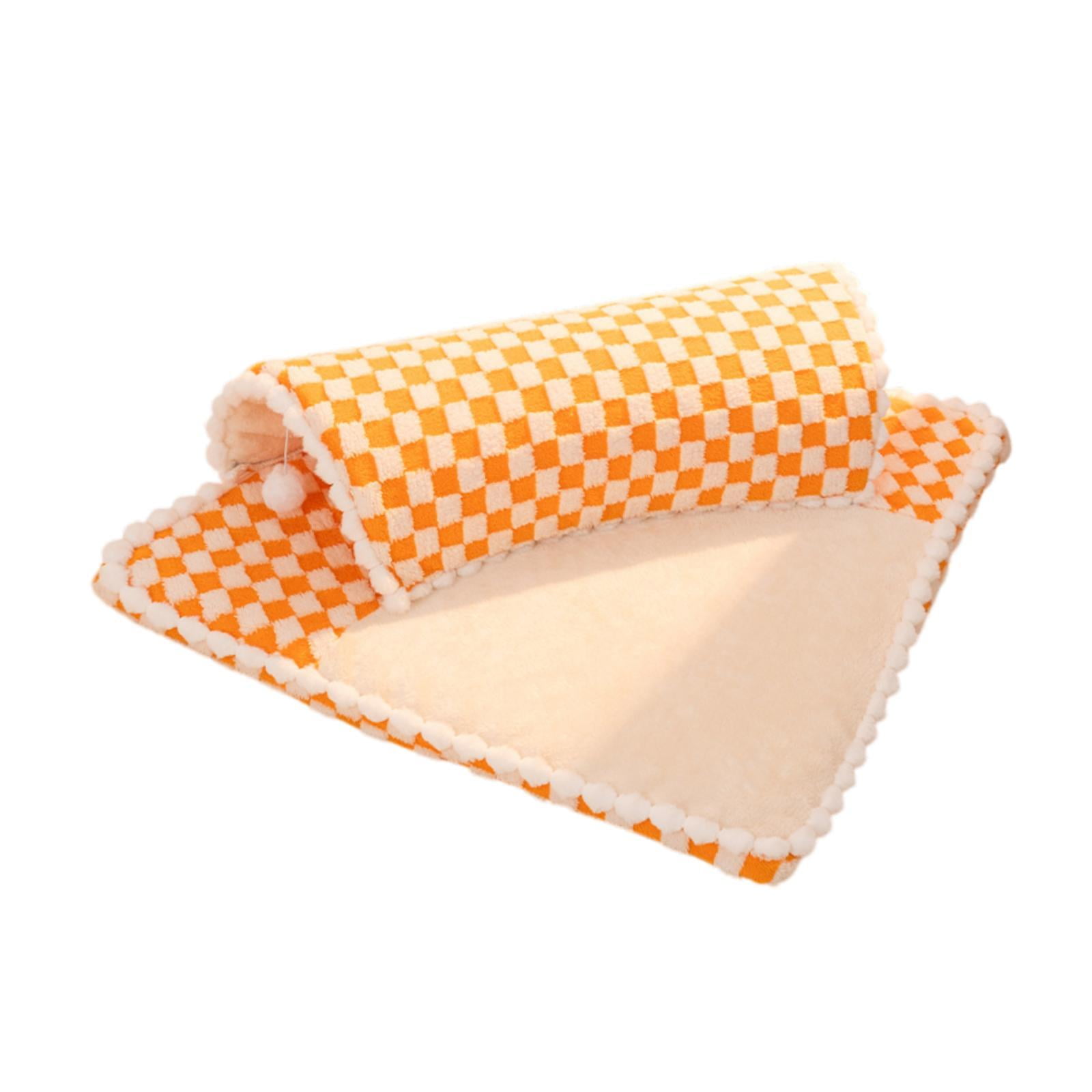 Bvdfgk Cat Tunnel Bed for Indoor Cats Interactive Toy with s Kitty Training Orange M