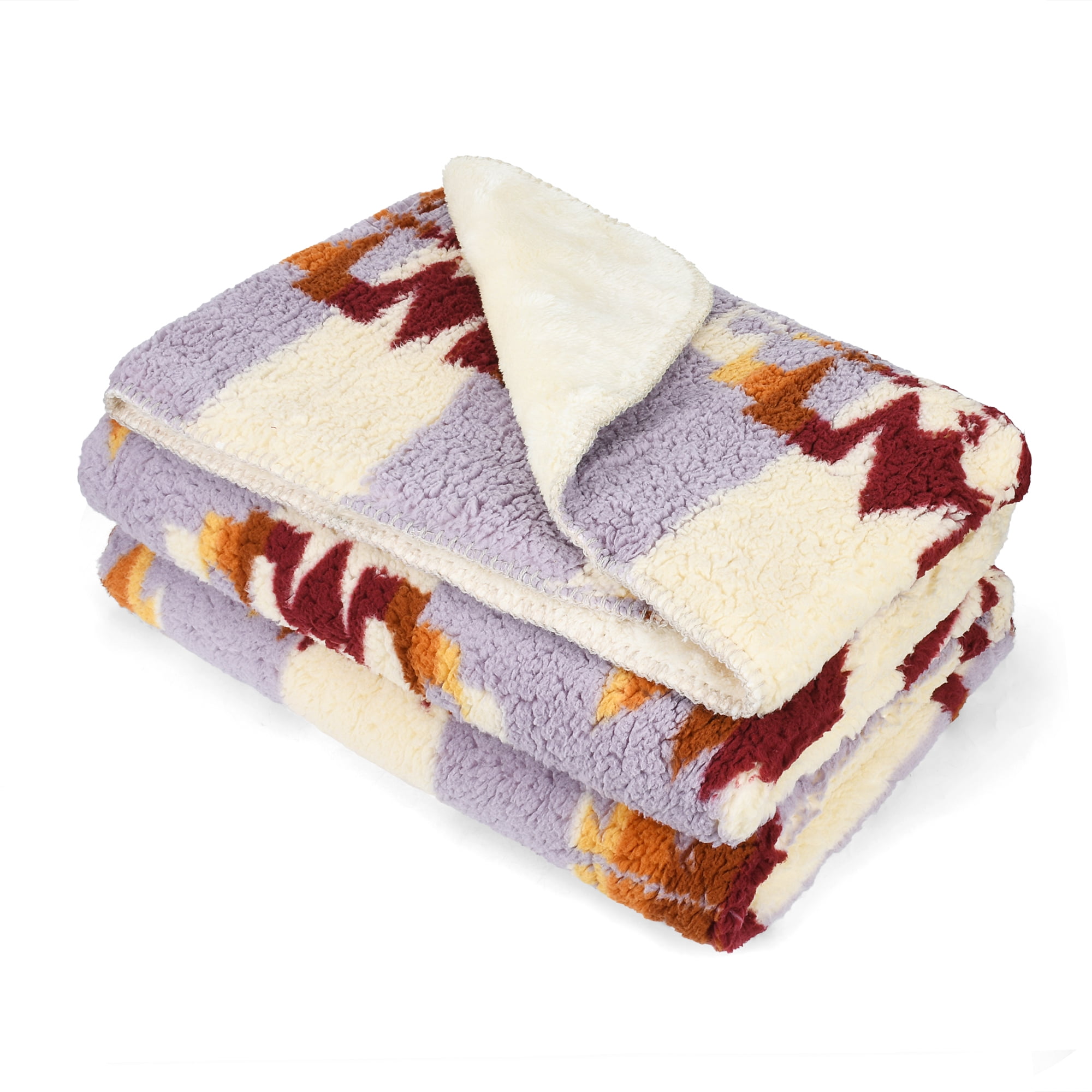 Catalonia Aztec Throw Blankets for Couch, Aztec blankets and throws Southwest Decor for Home Outdoor Camping Tent Picnic Beach Travel 60 X 50 Inch