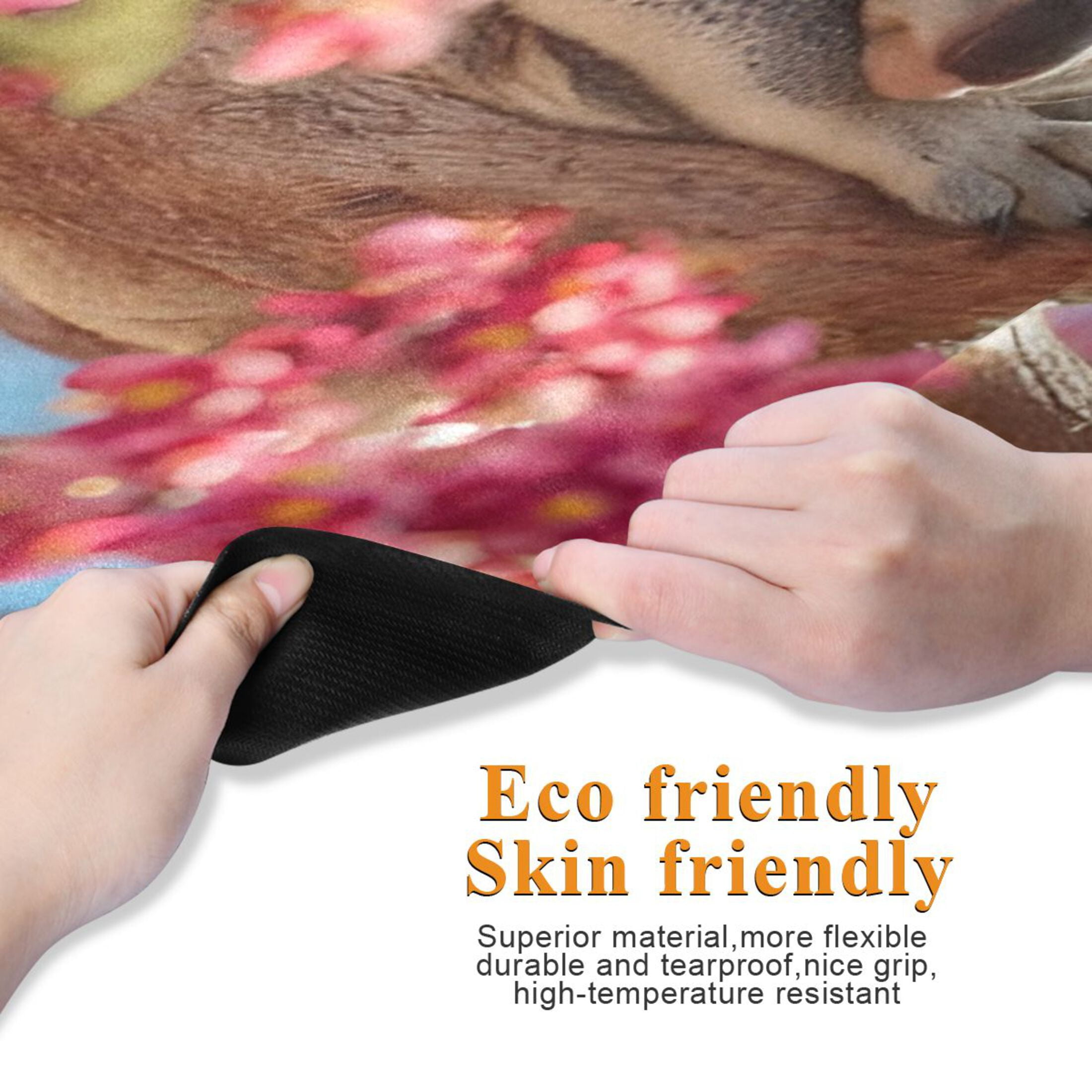 BZSMCE Yoga Mat Women Fitness Mat Red Bloom Koala Perch Pattern