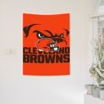 thumbnail image 3 of Tapiz decorativo de pared personalizado del equipo Browns de 29 x 37 pulgadas (vertical) Tapiz decorativo para colgar en la pared para la mesita de noche, 3 of 8