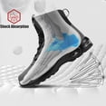 thumbnail image 5 of FENLERN Steel Toe Boot Men Non Slip Work Shoes Safety Toe Sneaker Side Zipper Industrail Boot High Top Shoe, 5 of 7