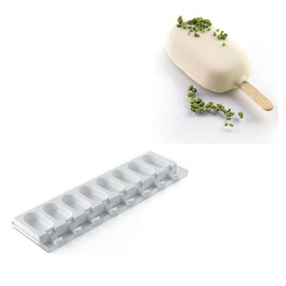 Silikomart Silicone Mold for Ice Cream Pops: Mini Classic Shape, 16 cavities