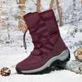 thumbnail image 5 of Earlde Men Women Snow Boots Comfortable Faux Fur Full Lined, 5 of 7
