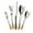 408BG, variant on HOMEHUT 20-Pieces Flatware Set - Gold Cutlery Set Service for 4 People, 18/10 Premium Stainless Steel Silverware Cutlery, 24 Karat Gold-plated, 408BG