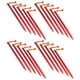 thumbnail image 3 of Estacas para tienda de campaña de 20 piezas, clavija para tienda resistente en forma de V con cuerdas para dosel de acampada al aire libre, 9 pulgadas, color rojo, 3 of 8