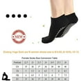 thumbnail image 2 of OUSITAID 4 Pairs Non Slip Grip Socks Yoga Pilates Hospital Socks Sticky Grippers for Men Women, 2 of 6