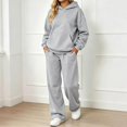 thumbnail image 2 of Womens 2 Piece Lounge Sweat Sets Joggers Sweatpants Matching Sweatsuits, 2 of 3