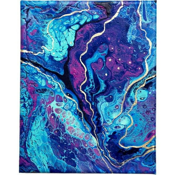 American Crafts Color Pour Pre-Mixed Foil Paint .75oz-Gold