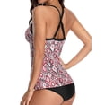 thumbnail image 4 of Charmo Womens High Waisted Tankini Sets Two Piece Swimsuit Sets, 4 of 5