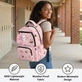 thumbnail image 5 of Yspwyqan Girls Backpack, Ice Cream Axolotl 17" School Bookbag with Multi-Pocket, Fits 15.6 Laptop, Adjustable Straps Daypack for Elementary High School Hiking Camping, 5 of 7