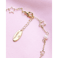 thumbnail image 2 of Sono Stellar Anklet in Gold-Plated Star Chain with Freshwater Pearls, 2 of 4
