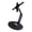 Base 155mm-Black, variant on Foldable Double Arm Monitor Stand with AntiSlip Base and 3 Axises Adjustment for PCs TVs Display
