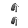 thumbnail image 2 of sweethay Aleación de zinc Car Key Fob Decorativo Elegante Vehículo automotriz Control remoto Case Shell Guard Protector Accesorios Type7 NO7, 2 of 6