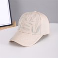 thumbnail image 2 of Breezora Womens Adjustable Breathable Sequins Cap Casual Baseball Hat for Summer Beach Holidays, 2 of 4