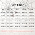 thumbnail image 3 of Girls' Halloween Zip Dress Spooky Tree Bat Print Sleeveless Round Neck Satin Bow Belt Flared Swing Skirt Kids Party Costume for Girls 4-14Y, Halloween Costumes for Girls Multicolor e 7 Years, 3 of 9