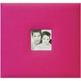 thumbnail image 2 of MBI Fashion Fabric Post Bound Album W/Window 12"X12"-Hot Pink, 2 of 2