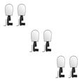 thumbnail image 4 of tamizeot 2pcs Bike Rearview Mirror Handlebar End Mounted Rear View Glass Mirror, Red black 3Set, 4 of 6