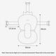 thumbnail image 2 of Cojín de soporte de baño,almohadilla de baño para bebé, Cojín flotante del baño Almohada con Soporte Adaptable Sunnimix Almohadilla de soporte para asiento de baño, 2 of 7