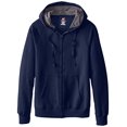 thumbnail image 3 of Hanes Nano Sweat à Capuche à Fermeture Éclair Complète, 2X, Bleu Marine, 3 of 3