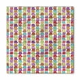 thumbnail image 1 of Tea Party Bandana, Colorful Cup Design, Unisex Head and Neck Tie, by Ambesonne, 1 of 2