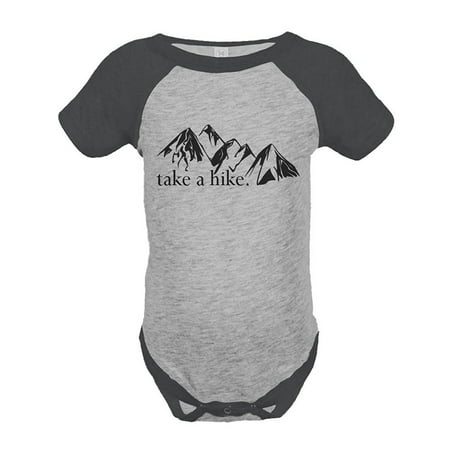 

Custom Party Shop Unisex Take a Hike Outdoors Raglan Onepiece