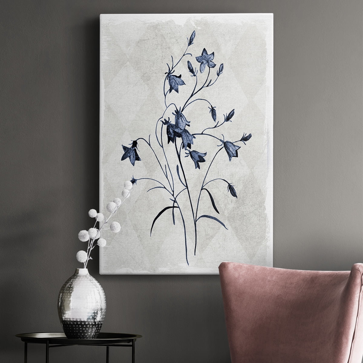 Harlequin Botanical II Premium Gallery Wrapped Canvas - Ready to Hang