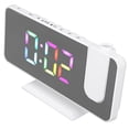 thumbnail image 3 of Reloj despertador digital Jadeshay Proyección color RGB compacto y liviano, 3 of 8